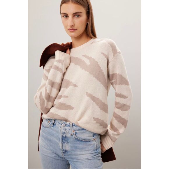 Splendid Lana Zebra Sweater 🟠 - Picture 4 of 10